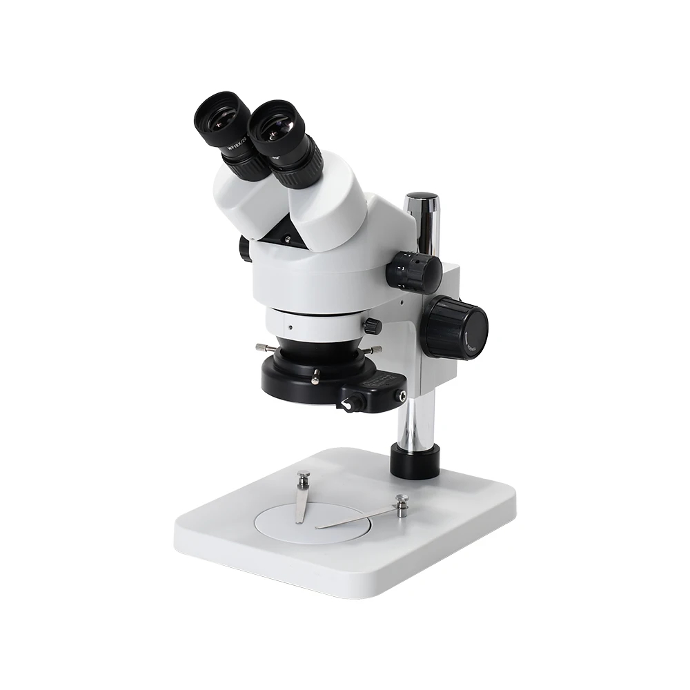 

HAYEAR Stereo Binocular Microscope With Continuous Zoom 7X-45X, Ring Illumination With144 LED Lights For Industrial Repair