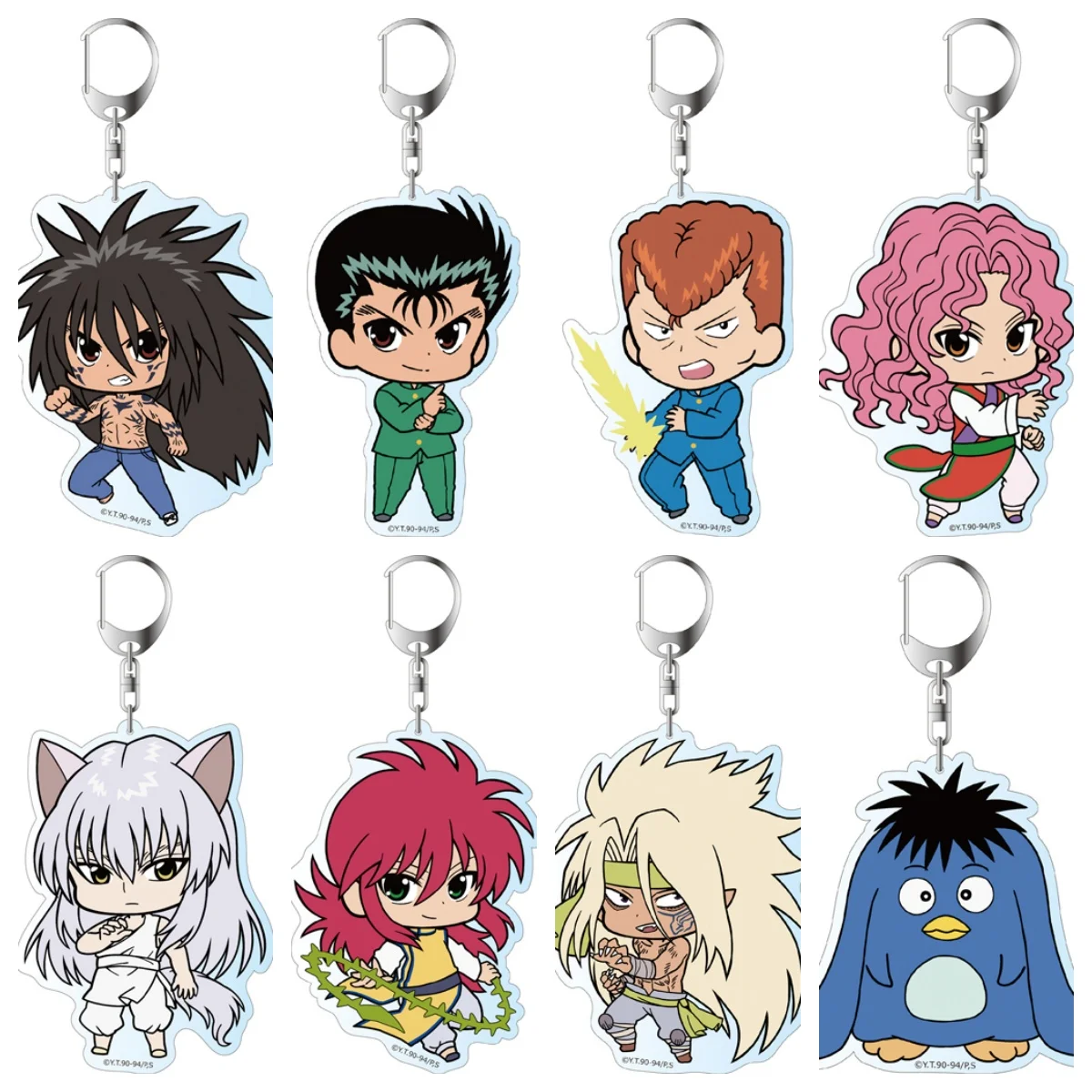 

NEW Anime YuYu Hakusho Acrylic Keychain Pendant Bag Car Keychain phone Accessories present Firend Christmas Gifts