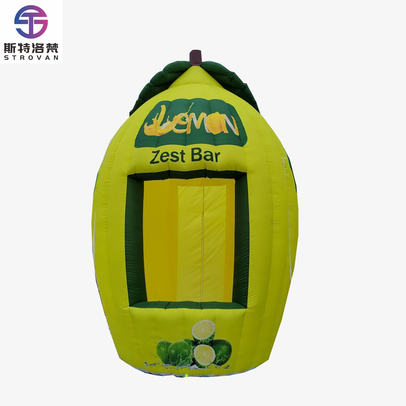 

STLF Inflatable Lemonade Stand Tent Lemon Booth Concession for Party Marketing Nightclub Event Advertising Model