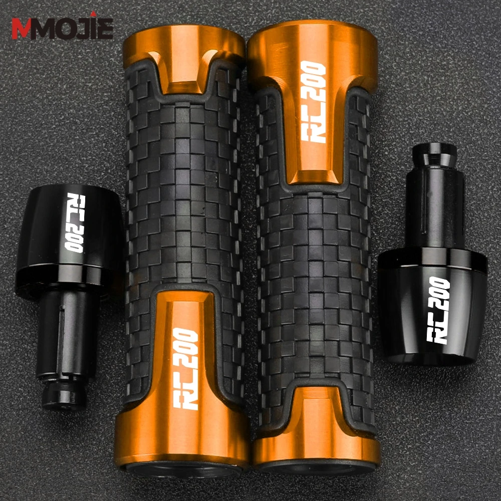 ل KTM RC200 RC 200 2014 2015 2016-2017 طوي دواسة فرامل عتلات دراجة نارية 7/8 ''22 مللي متر المقود مقبض القبضات ينتهي