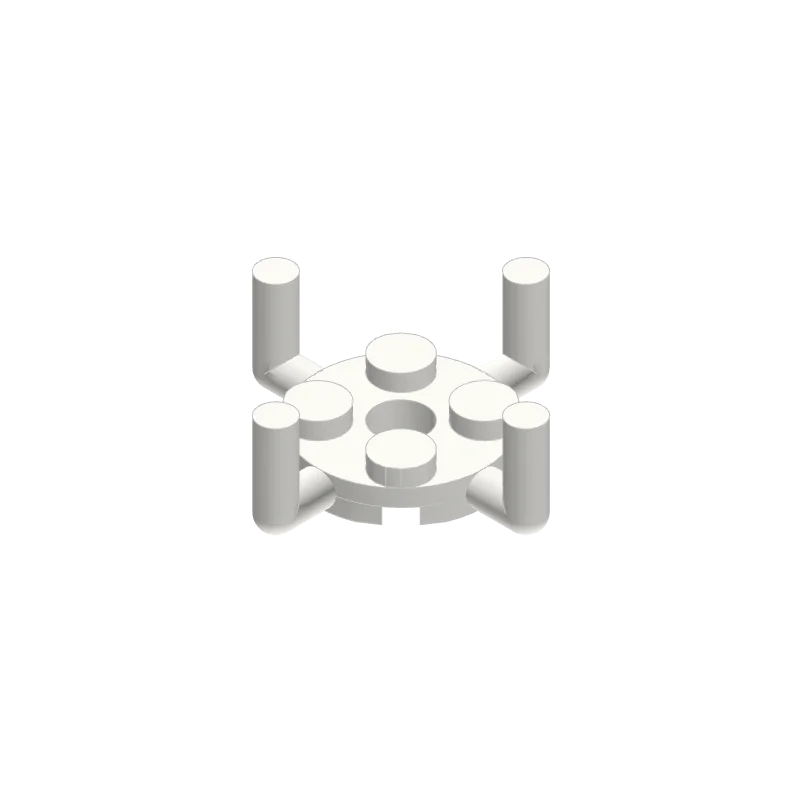 50 قطعة MOC جزء 98284 بيسترا روتوندا 2x2 ماتوني متوافق مع فاي دا تي تجميع كتل دي جزيئات الطفل لغز عنق الرحم
