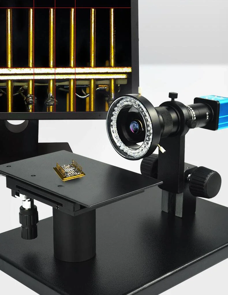 Hot sales  times horizontal microscope, terminal connector flatness inspection and maintenance instrument VGA HD signal output