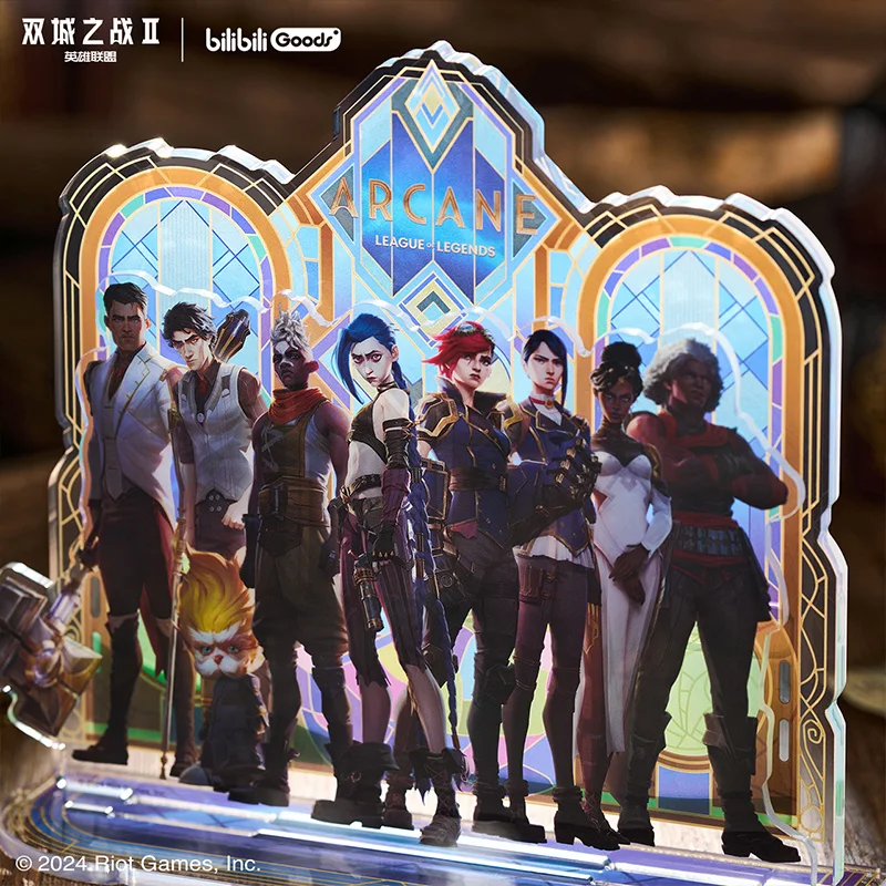 League LOL Bilibili Goods Joint Model League Of Two Cities Characters Acrylic Stand Ornaments