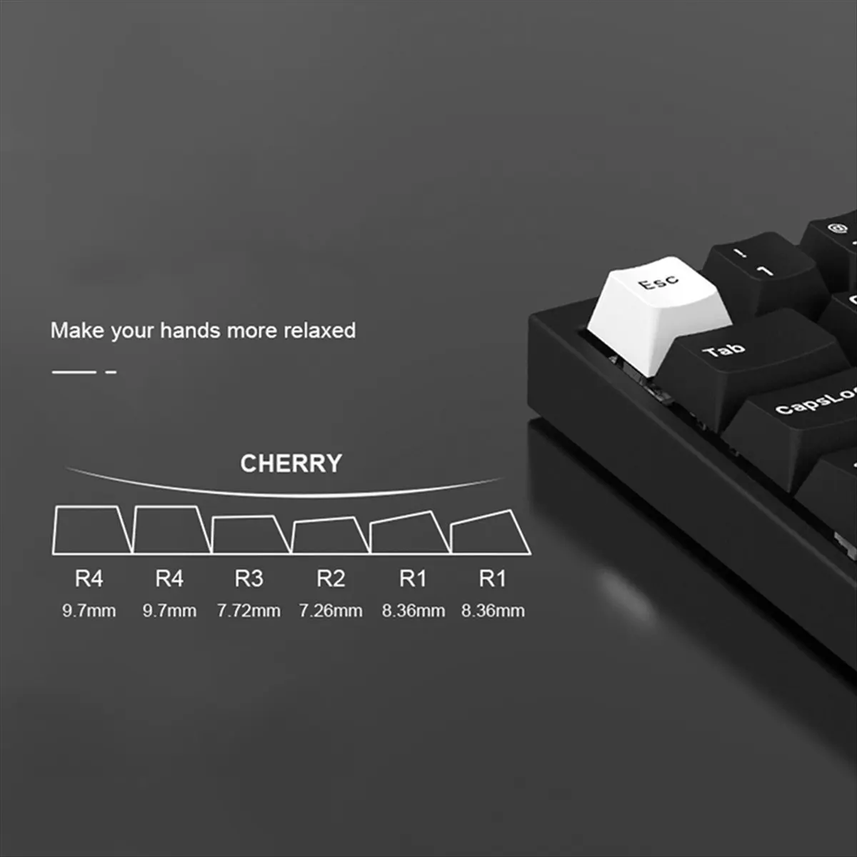 

Stable- 168-Key Big Set Dual Color Key Caps High Content PBT Wear Keycaps Set Cap for Wooting Mechanical Keyboard Black