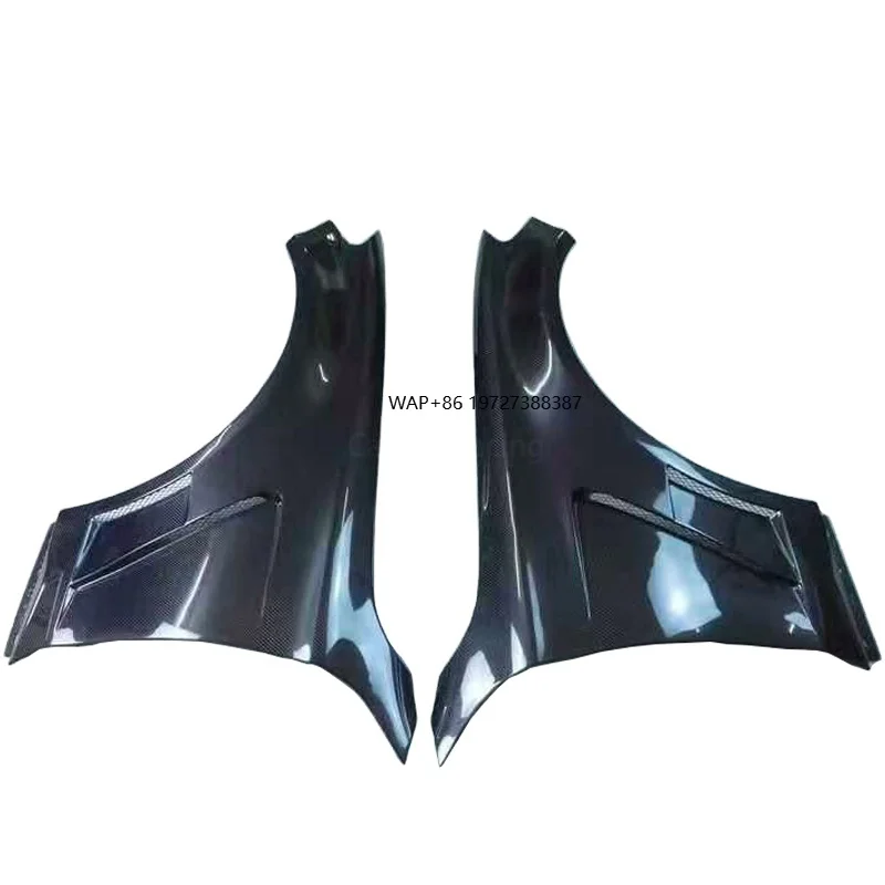 

C63 Fender Wet Carbon Fiber Sports Style Front Fenders Bodykit for C63 C63S W205 Cars Accessory