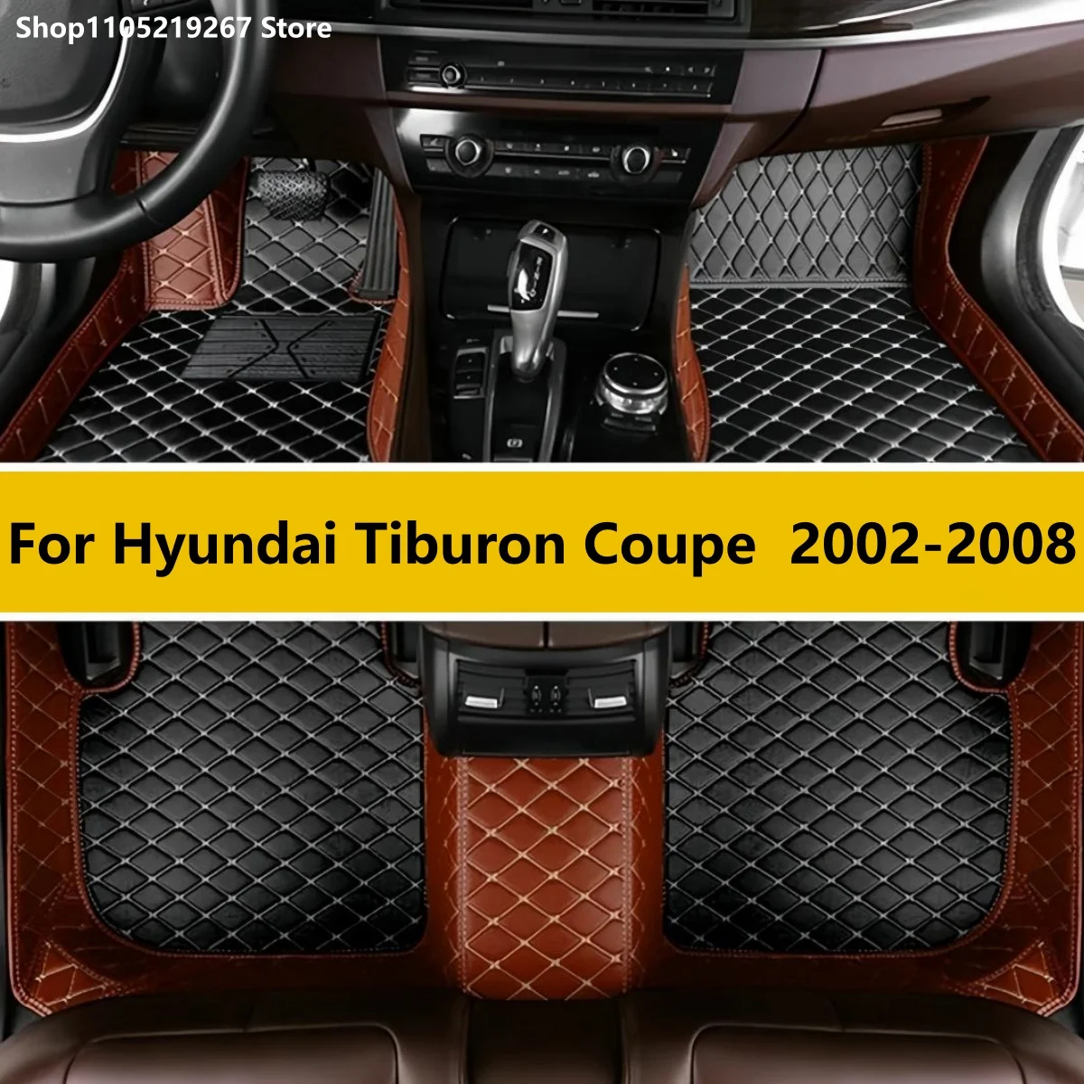 

Custom Car Floor Mats Fit For Hyundai Tiburon Coupe 2002 2003 2004 2005 2006 2007 2008 Auto Carpets Foot Coche Accessories