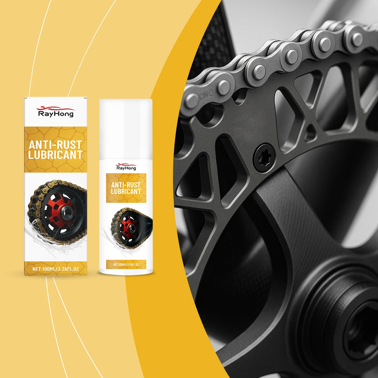 

Car Rust Preventative Lubricant Spray - Anti-Corrosion Moisture Proof Metal Protection for Hinges & Engine Parts