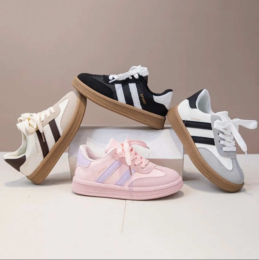 Children Tennis Shoes 2026New Kids Sneakers for Girls Patchwork Non-slip Boys Causal School Running Sneakers Non-slip Board