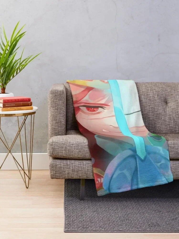 Technoblade vs Dream Duel Throw Blanket Warm anime Bed Fashionable Blankets