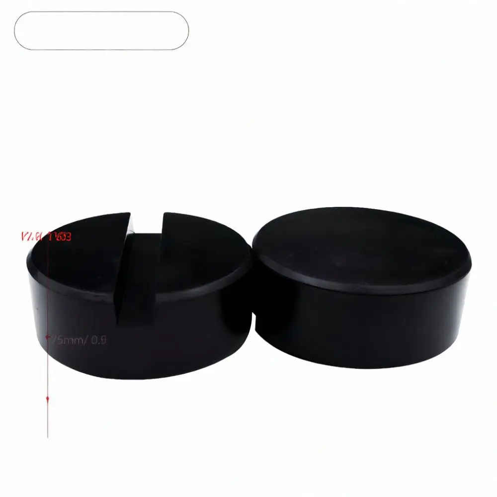 Car Jack Stand Rubber Support Pad Heavy Duty Frame Rail Protector Automotive Lifting Block Maintenance Repair Accessory