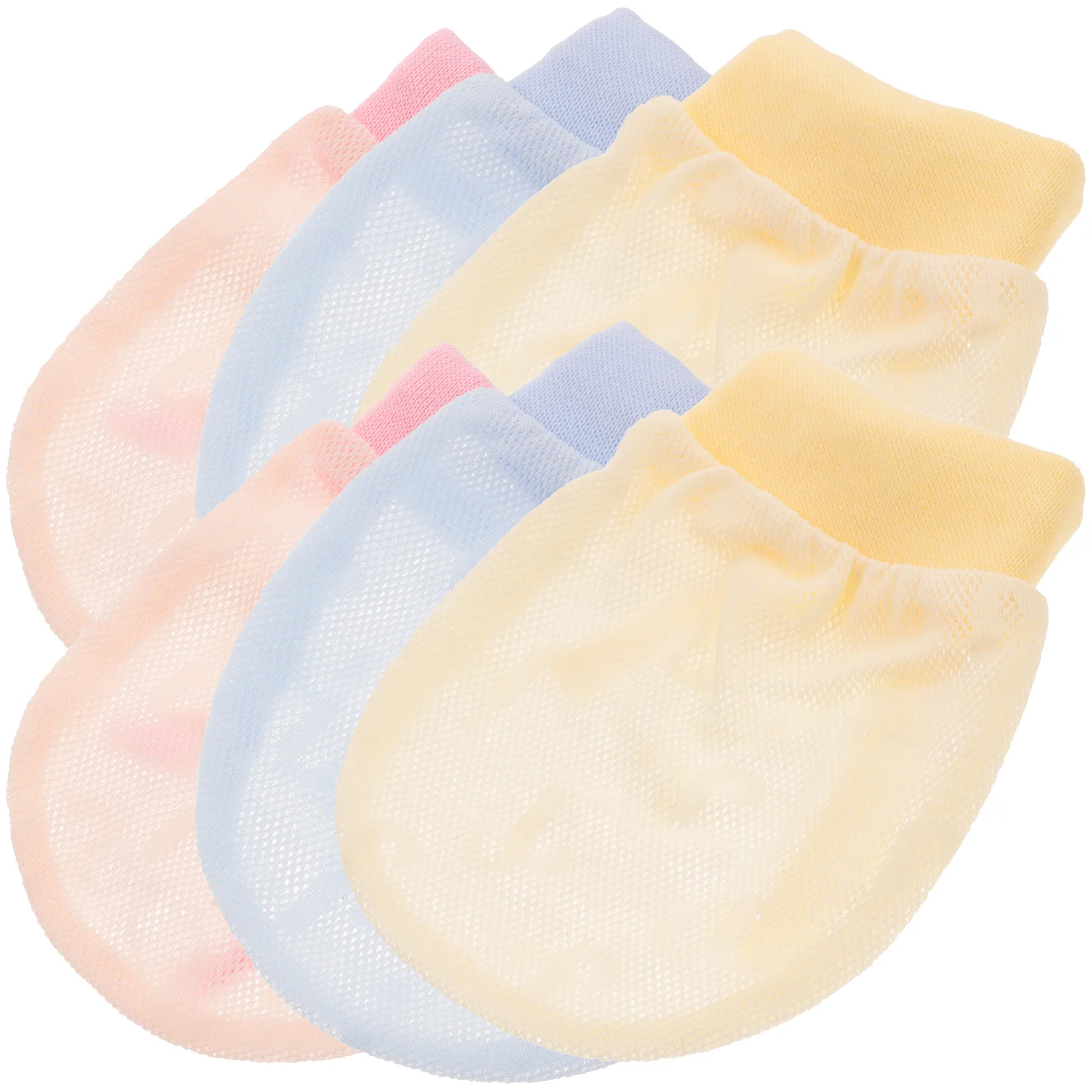 3 أزواج من القفازات بدون خدش، فتحات عالية الكثافة قابلة للتنفس، مستلزمات مريحة وصديقة للبشرة