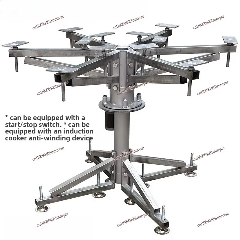 

Automatic electric dining table movement turntable rotating platform