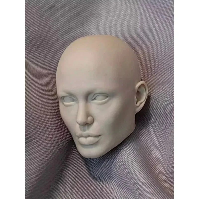 1/6 مقياس الجندي الجمال الأوروبي عارية ماكياج قالب أبيض رئيس النحت نموذج ل 12 ''أنثى عمل أرقام الجسم