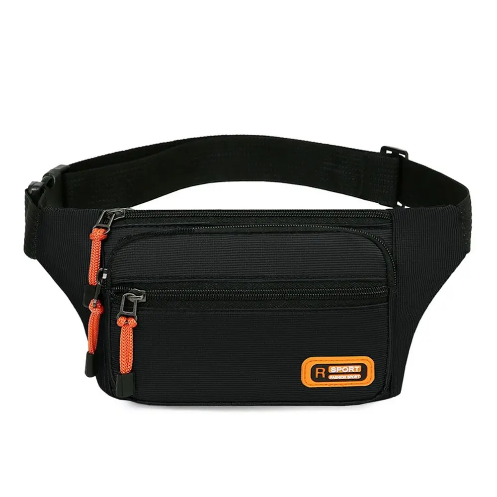 Anti-theft Business Cashier Wallet Men Nylon Waist Bag Outdoor Travel Sports Mobile Phone Bag Large-capacity Waterproof Bag