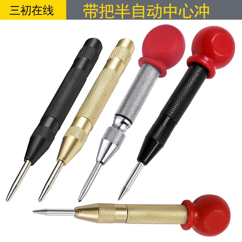 border capped center punch spring style flush portable emergency window breaker with grip peel positioner