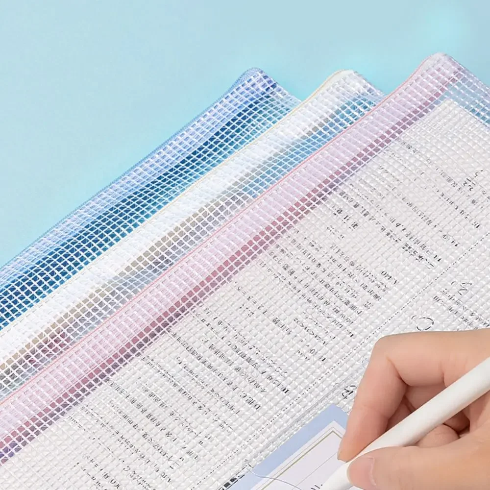 5PCS A4 File Folders Versatile Organize Artifacts File Contract Folders Portable PVC Test Paper Storage Tool