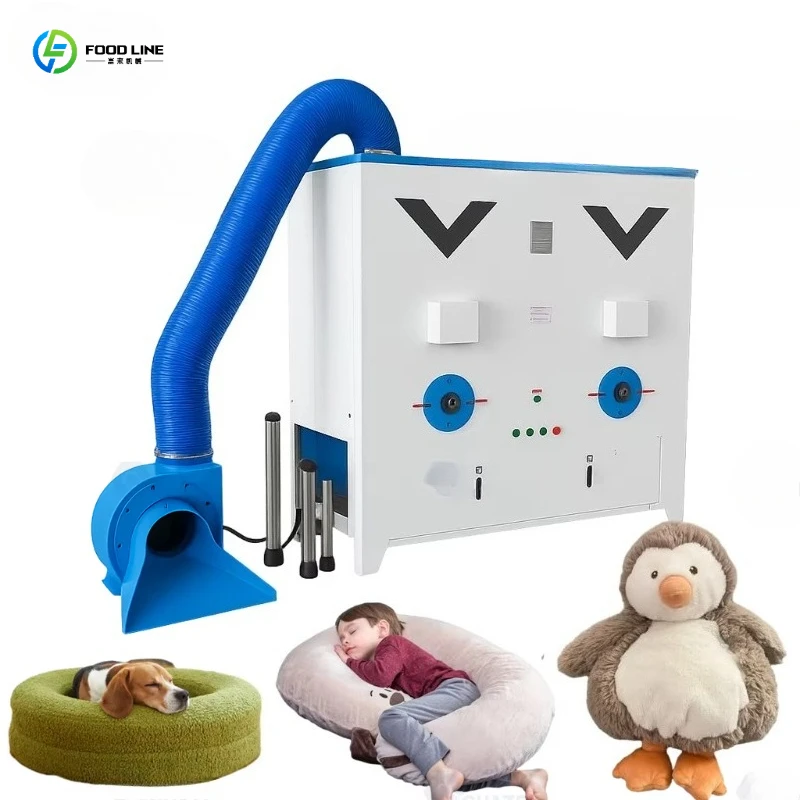 Toy Stuffing Machine Cotton PP Material Filling Equipment for Plush Doll Pillow Nursery Decor