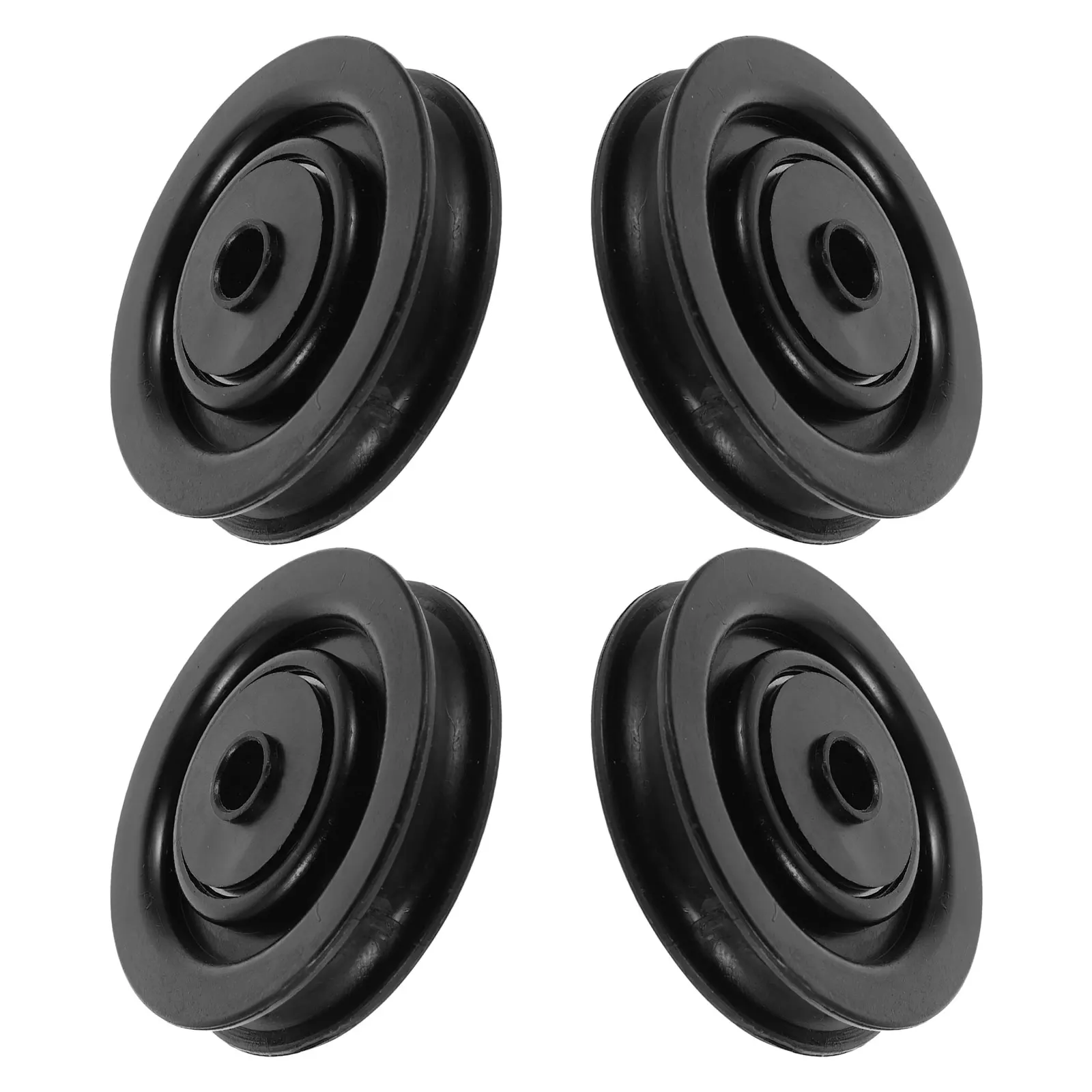 

4Pcs Nylon Bearing Gym Pulley Wheel Wear-Resistant Pulley Replacement for Cable Machine Exercise Equipment