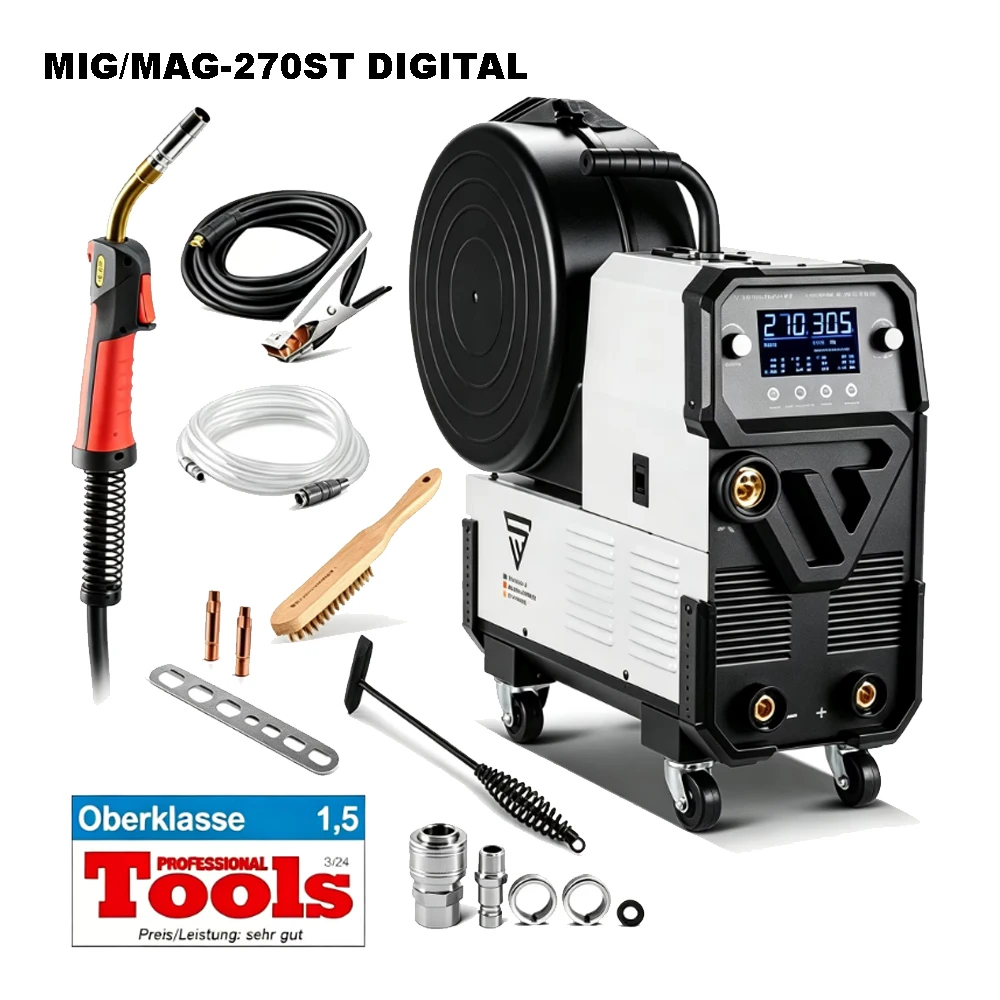 Official Authorization 2in1 Welding Machine Three-Phase 400V 270A Gas MIG MMA Welders for Industrial Use MIG270ST