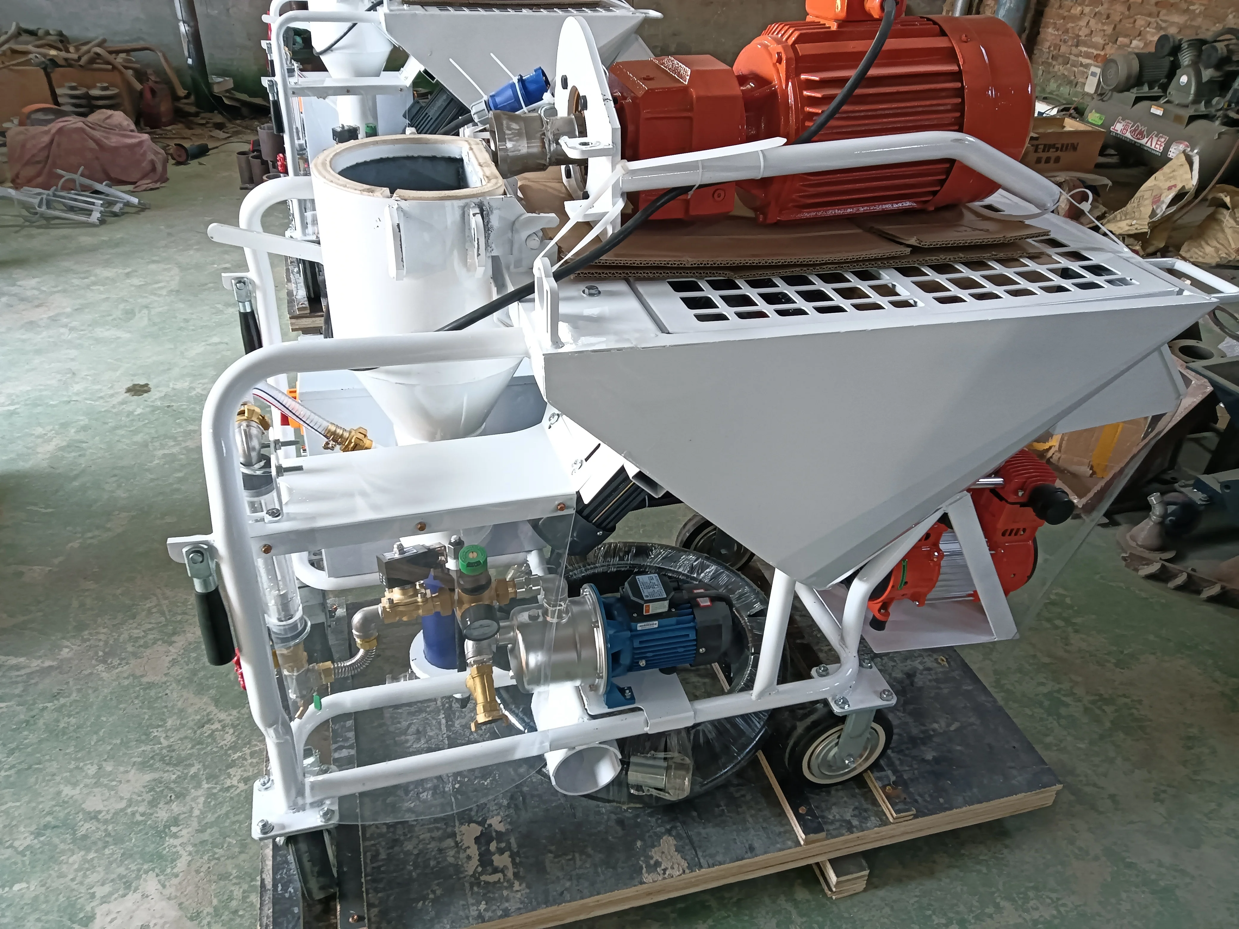 M9 Wall Putty Gypsum Spraying Machine, Mortar Cement Plastering Machine