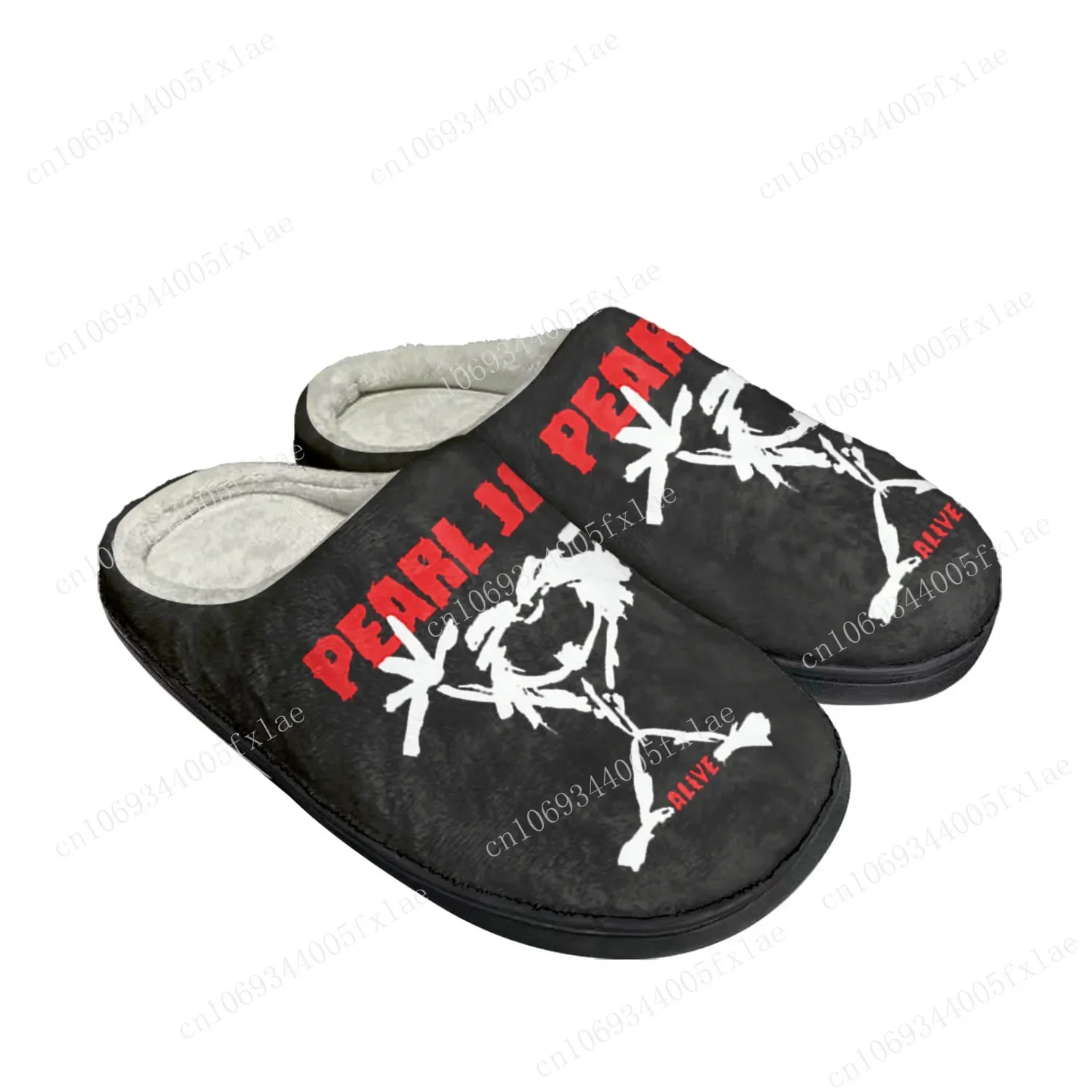 Pearl Jam Rock Band Pop Home Cotton Custom Slippers Mens Womens Sandals Plush Bedroom Casual Keep Warm Shoe Thermal Slipper