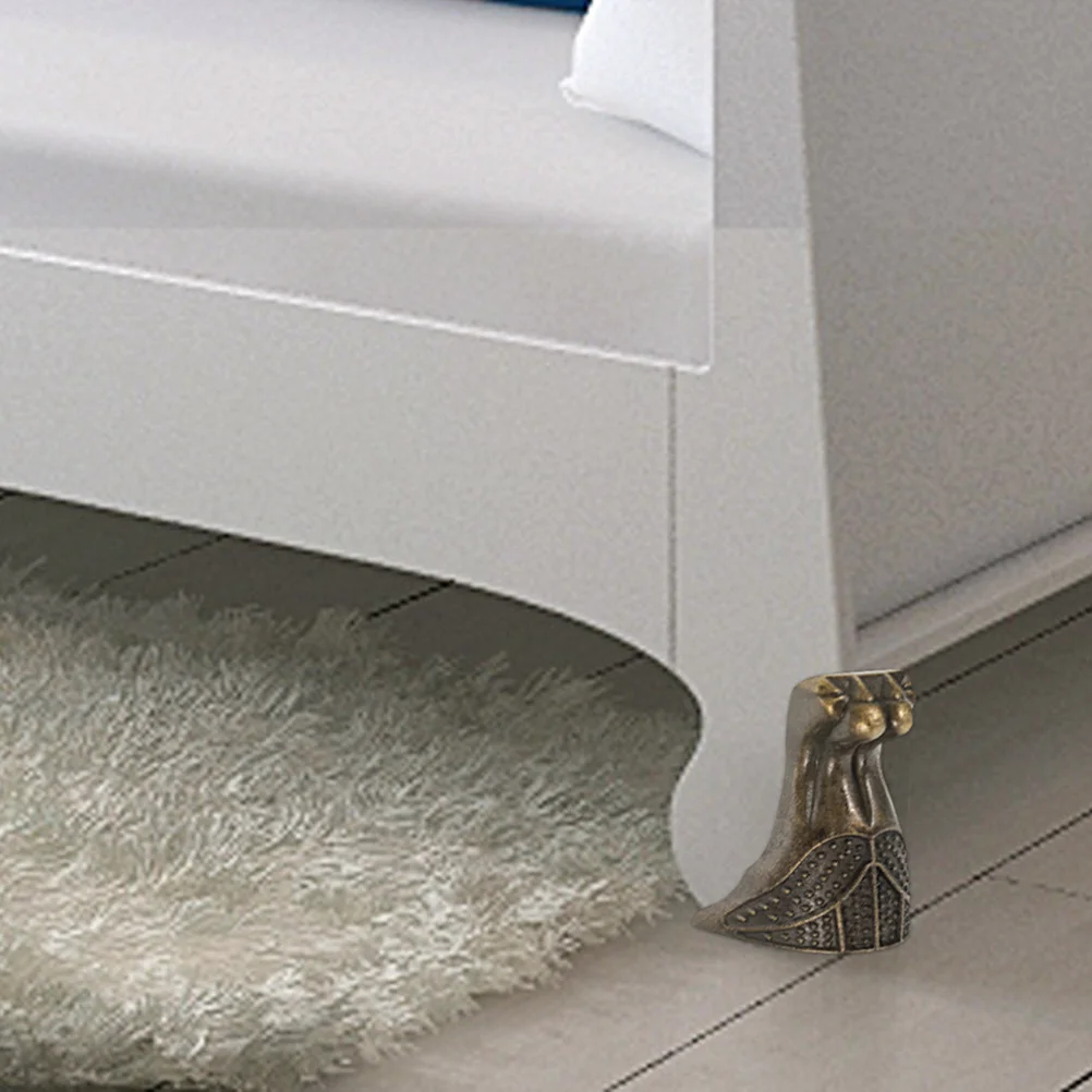 

6Pcs Decorative Vintage Corner Brace Metal Legs for Wooden Boxes Jewelry Cases Small Tables Furniture Corner Support Protectors