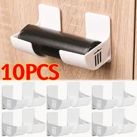 10/2PCS Wall Mounted Storage Racks Trash Bags Holder Kitchen Storage Box Container Garbage Bags Organizer Rack Dispenser Shelf