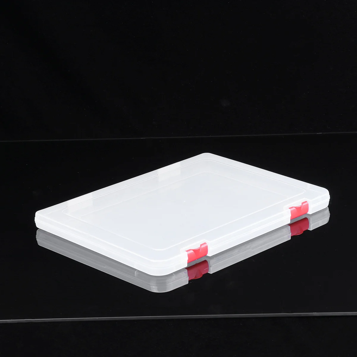 

1PC Portable Storage Box Convenient Desktop Sundries Container Practical Document Organizer Storage Case for Home Office