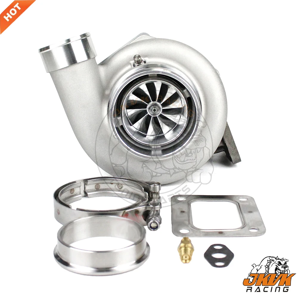 JKVK Racing Gen Ⅱ GTX3582R Dual Ceramic Ball Bearing Billet Wheel Turbo T4 Vband 0.82A/R 450-850HP