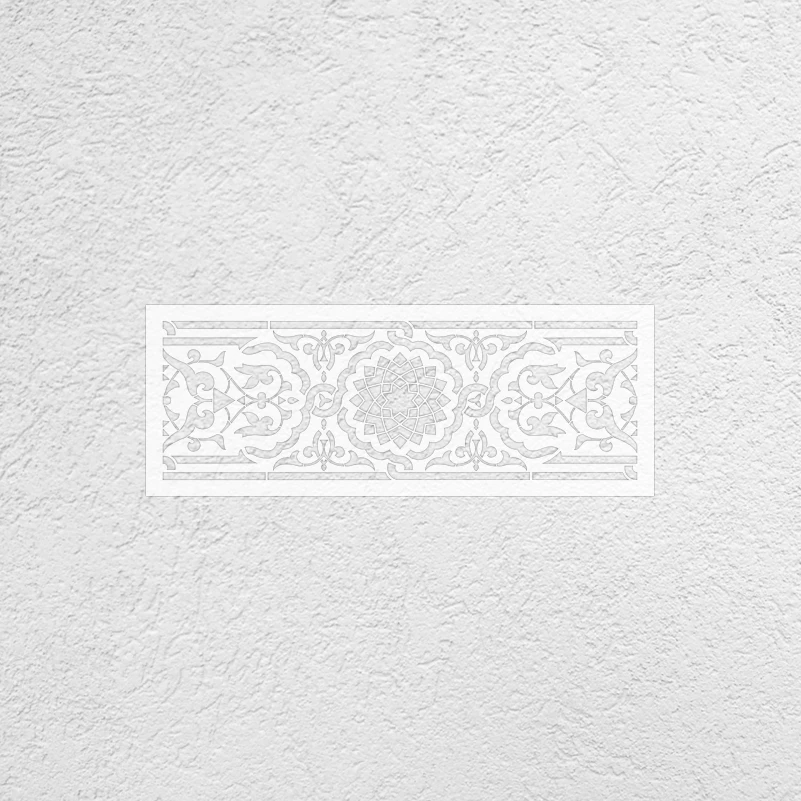 57cm - 114cm Stencil For Painting Stencils Walls Decorative Custom Botanical Large Wall Damask Border Baroque Rococo S453