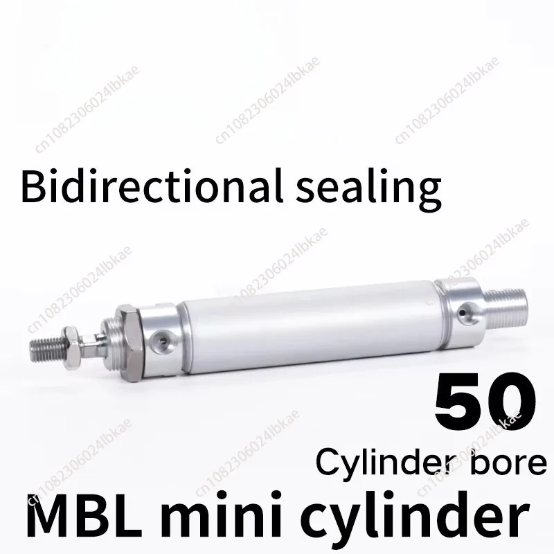 Cylinder mbl50 * 25x35x100x150x200*500s aluminum alloy mini magnetic compact pneumatic cylinder pneumatic double acting