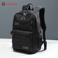 Volunteer Men's Computer Waterproof Backpacks Oxford Cloth School Bags Fashion Casual Lightweight Travel Man Backpack 1829-03