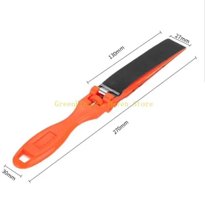 F68D Manual Plastic Sand Paper Clip Rold Bar Rods เครื่องมือขัดเงาเครื่องมือขัดเงา