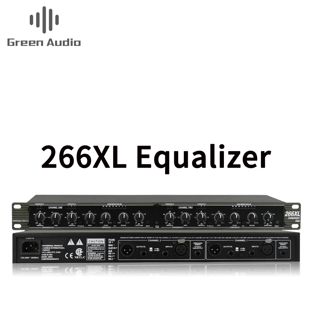 GAX- 266 sound systems equipment dj audio Professional precision maximizer dual channel compressor limiter 266XL speaker limiter