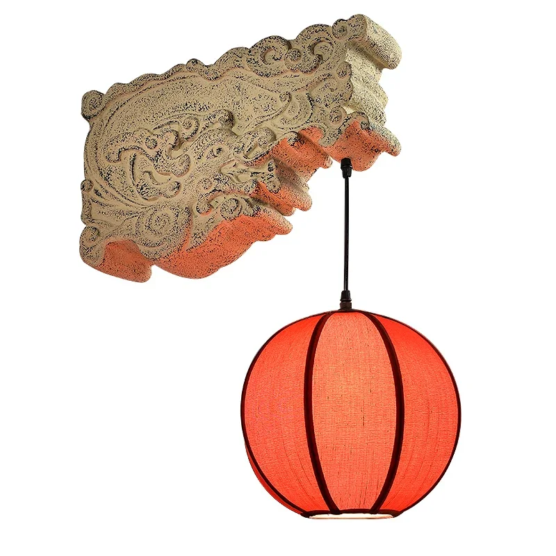 

Wall Lamp Hotel Corridor Aisle Wall Lamp Outdoor Courtyard Classic Style Lantern Lamp