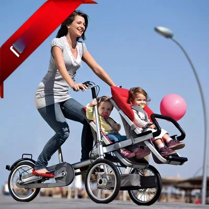 

Folding mountain tricycle, child scooter, electric bicycle, reverse mounting, portable mother and child scooter