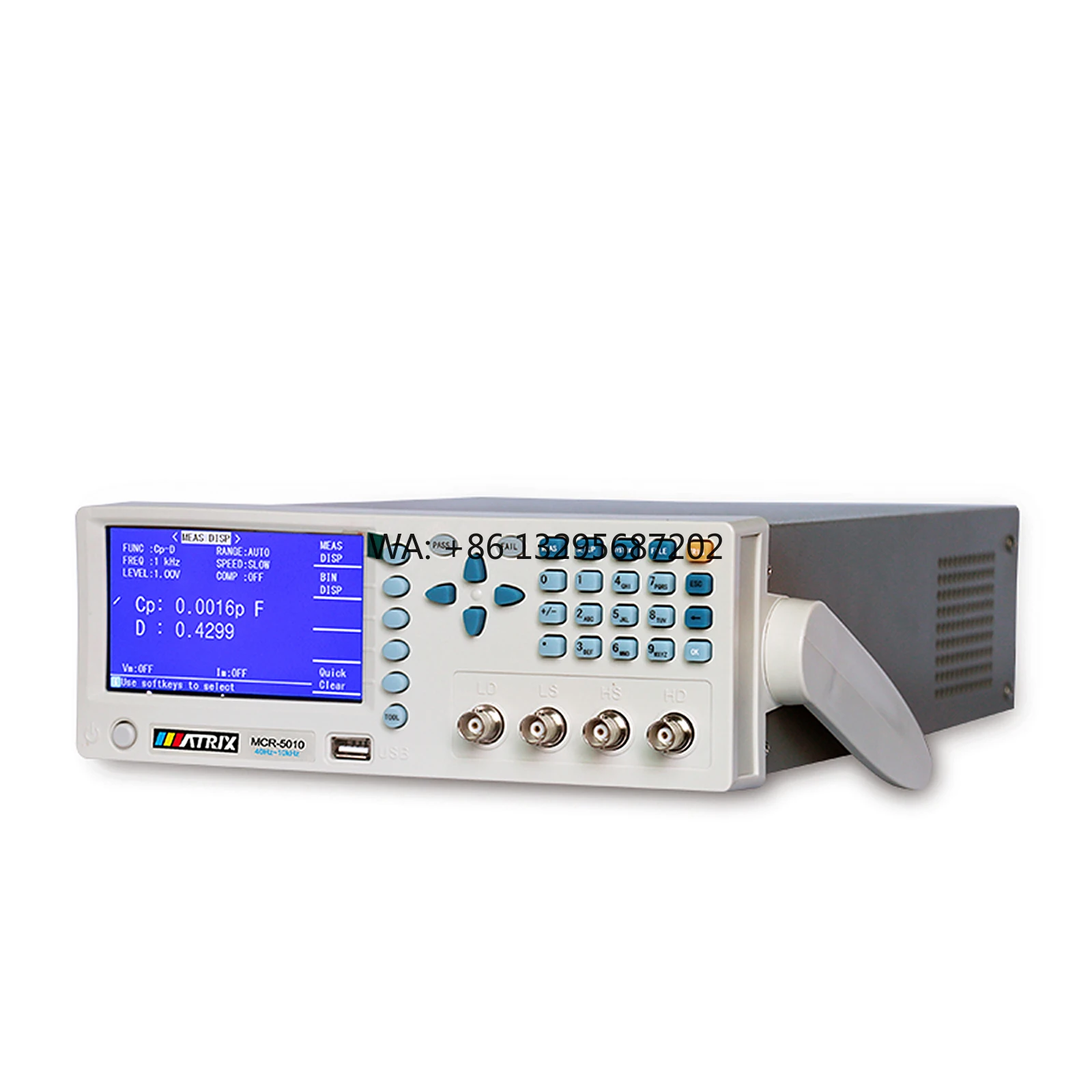

MCR5100 40Hz - 100kHz high speed broadband 5-digit digital desktop bridge LCR meter adjustable analyzer