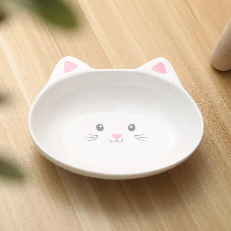 Cat accessories Pet Supplies Are Simple Ceramic Printed Cats Eat And Drink In Bowls That Are Easy To Clean And Convenient To Eat