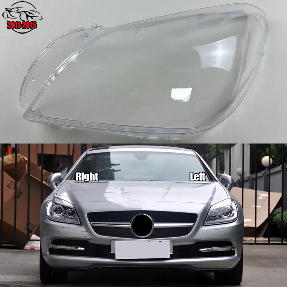 

For Mercedes-Benz SLK-Class W172 2011-2015 Headlight Transparent Cover Lampshade Head Lamp Headlamp Shell Lens Plexiglass