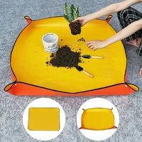 1pc Waterproof Planting Mat Foldable Garden Potting Pad for Plant Flower Pot Transplanting Farm Bonsai Gardening Tools