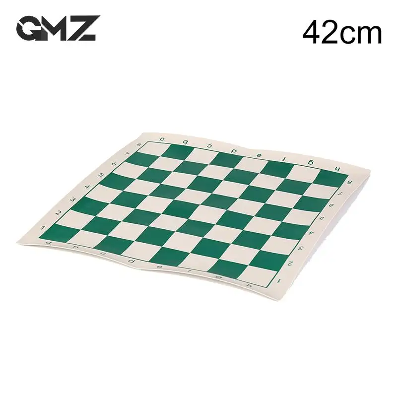 Soft PU Rollable Chess Board Portable Leather Durable Chessboard International Foldable Chess Board Games Or 32pcs  Chess Pieces