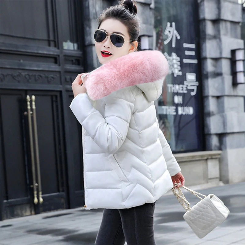 Autumn Coat Female Jacket New 2024 Hooded Parka Warm Big Fur Winter Jacket Women Wadded Ladies Plus size 5XL Women\'s down jacket