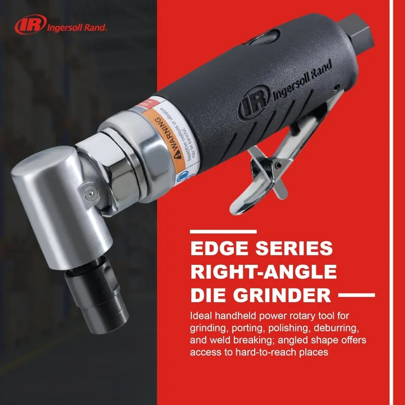 3101G Air Angle Die Grinder, 20,000 RPM, 0.33 , 1/4" Collet, Rear Exhaust