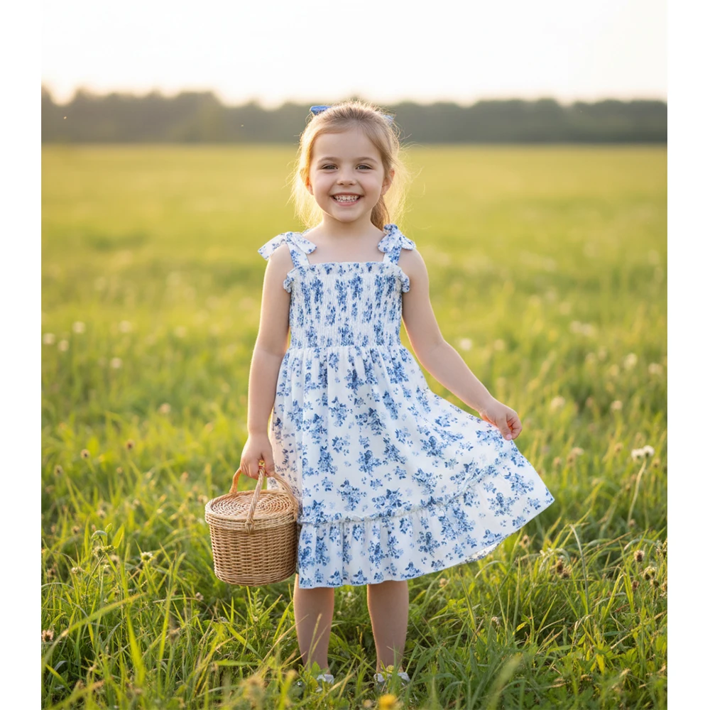 Girl Floral Print S…