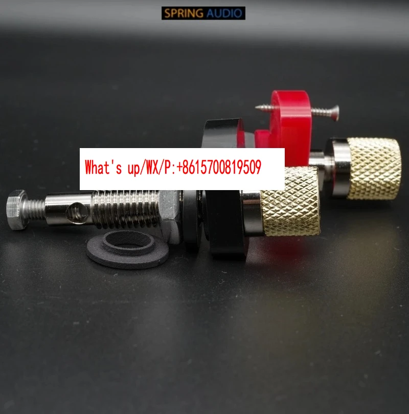 A pair of Australian plug-in king virgin copper speaker terminals, HiFi imported speaker base for audiophile speakers