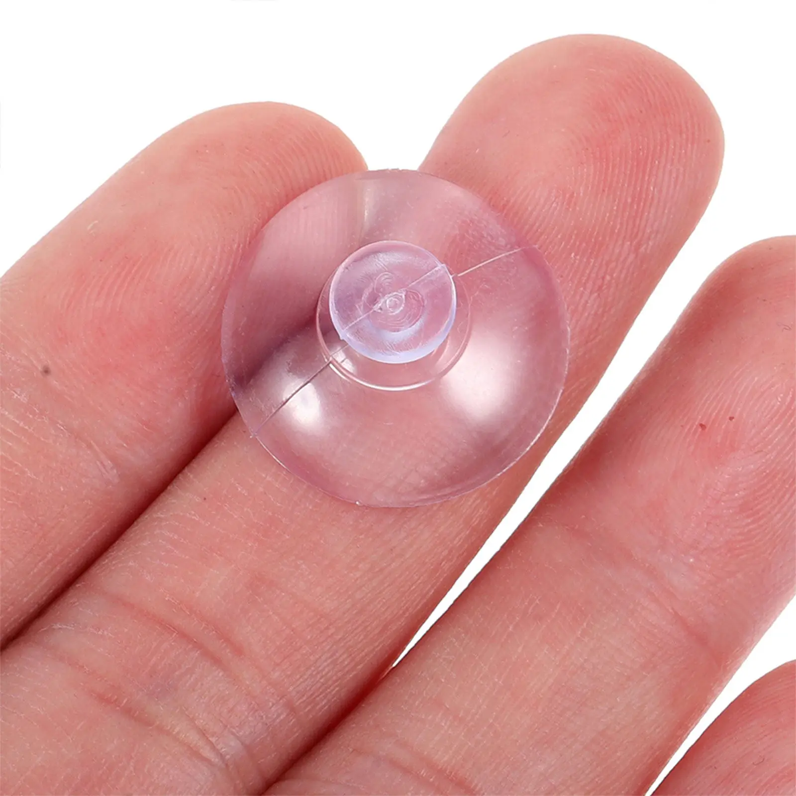 

300 шт. прозрачных пластиковых мини-присосок для окон и столов, многоразовые, противоскользящие, самоклеящиеся, для декора