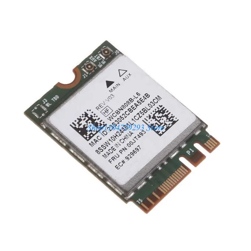 Y2GD Dual Band BCM94350Z 00JT493 การ์ดเครือข่าย WiFi ครึ่ง Mini PCIE 802.11AC 100MBPS Wireless WLAN