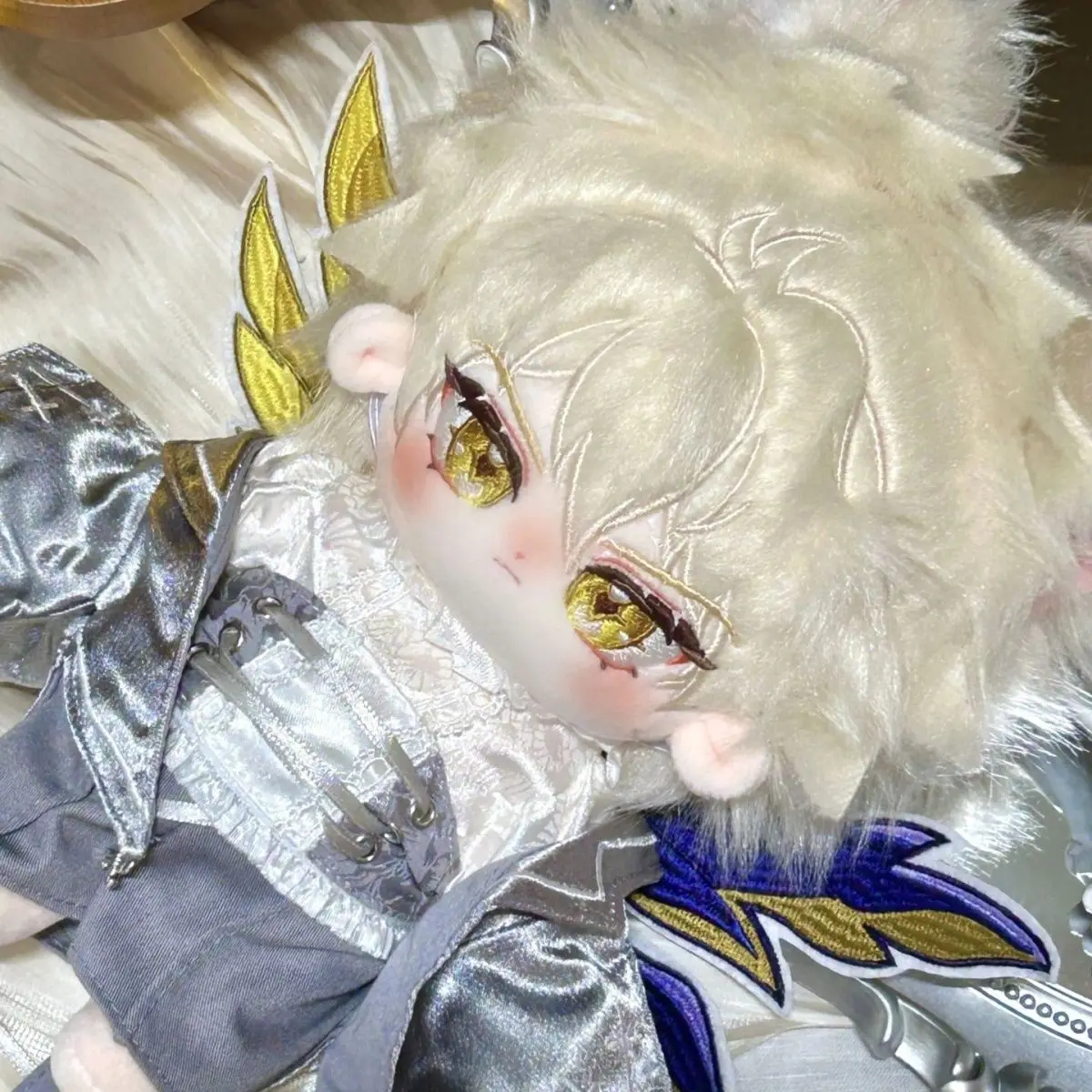 20 cm Phainon Cartoon Puppen Anime Honkai: Star Rail Plüsch Cartoon Puppe Körper Mit Ohr Cosplay Dress Up Baumwolle Puppe Spielzeug Weihnachten geschenk