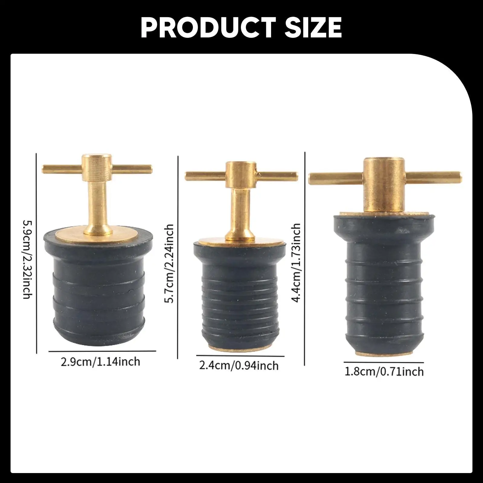 يحل قابس تصريف القارب محل المكونات المطاطية الجزئية لليخوت قارب الكاياك