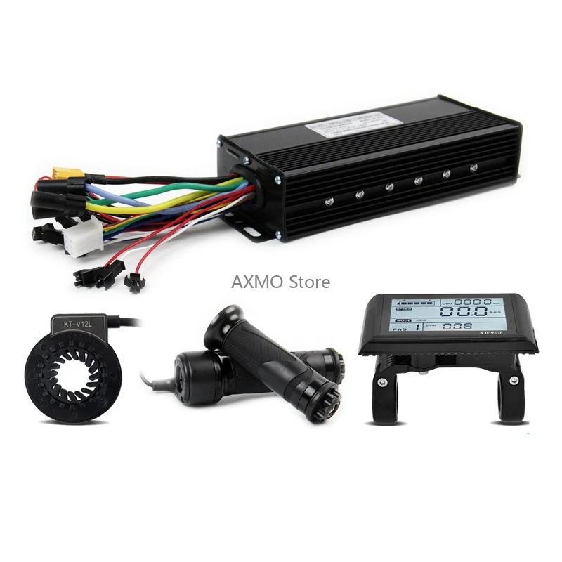 

Electric Bicycle Controller 48V-72V 40A Three-Mode Controller SW900 Instrument Speed Limit Electric Bicycle Replacement Parts